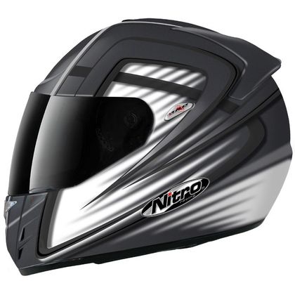 Casque Nitro Helmets N1610VN Matt/Graphite/Blanc Ref : NT0044 / NT10161046 