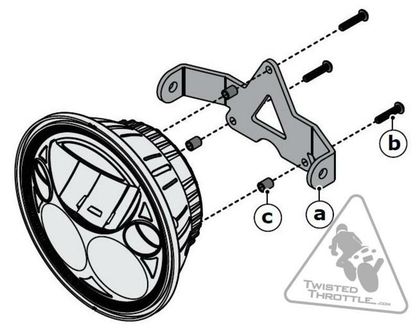 Feux Denali Support éclairage kit adaptateur phare M5