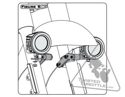 Feux Denali Support éclairage garde boue
