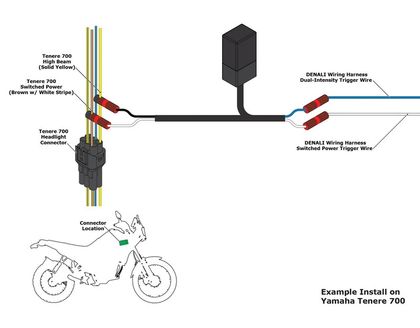 Denali Trigger Wizard - Universal High Beam Trigger for Ground Switched LED Headlights Lichten Universeel