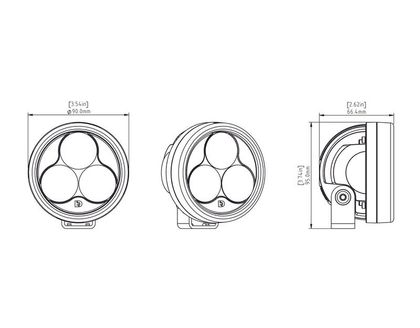 Denali Universal Kit Wire Headlight D3 Lichten Universeel