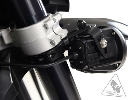 Feux Denali Support éclairage fourches inversé Ø50-60mm noir Universel