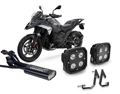 Feux Denali Kit d'éclairage D4 LED 10W - avec Contrôleur CANsmart GEN II et support de phare