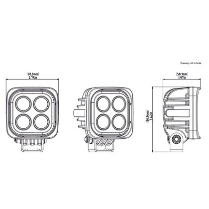 Denali Eclairage S4 LED 10W - til enhed Universel Lygter Ref : DENA00513A / 1061872 