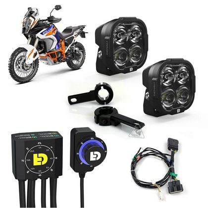 Feixes Denali Kit de iluminação DL4 DialDim