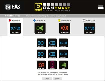 Plug&Play-kabel Denali CANsmart GEN II-controller