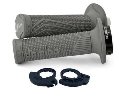Domino D-Lock Griffe mit Einzelzugrolle Lenkergriffe Universell