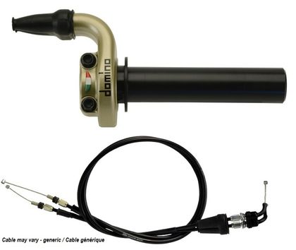 Domino KRE with Cables Gold Gas handle
