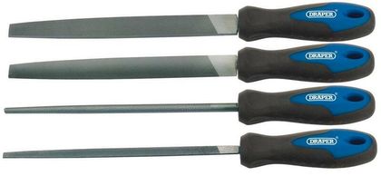 Outil Draper Jeu 4 limes 200mm Universel