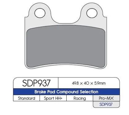 Plaquettes de freins DP Brakes Métal fritté