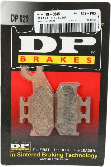 Plaquettes de freins DP Brakes Métal fritté