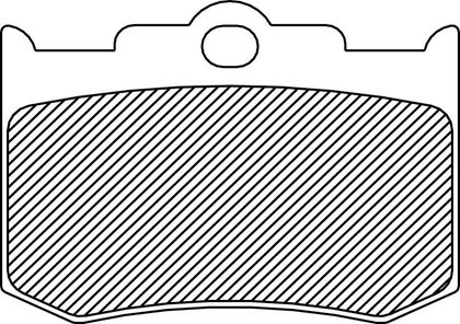 Drag Specialties Organische Basis Bremsbeläge