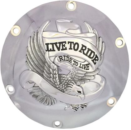 Drag Specialties Derby cover Live Ride Clutch cover Ref : DRG00130A / 11070629 