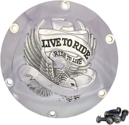 Drag Specialties Derby cover Live Ride Clutch cover