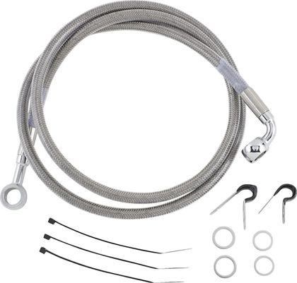 Drag Specialties 12042750 Brake hose kit Ref : DRG00320A / 12042750 HARLEY DAVIDSON 1340 FLSTC 1340 HERITAGE SOFTAIL CLASSIC - 1988 - 1999