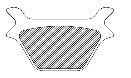 Drag Specialties Organische Basis Bremsbeläge