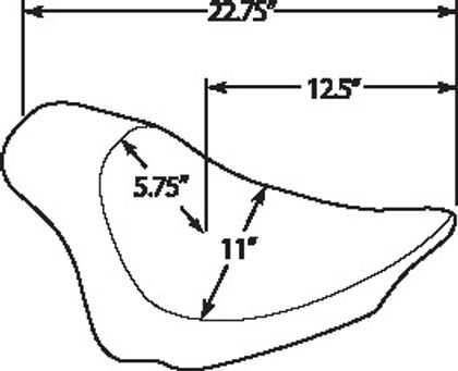 Drag Specialties 08020804 Komfortsattel
