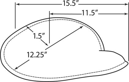 Drag Specialties Profil Niedrig Komfortsattel Universell