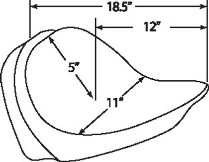 Selle confort Drag Specialties 08020618