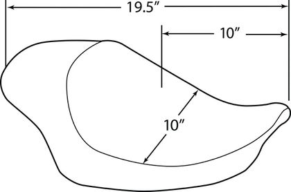 Selle confort Drag Specialties 3/4