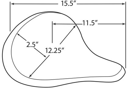 Selle confort Drag Specialties Classique Universel