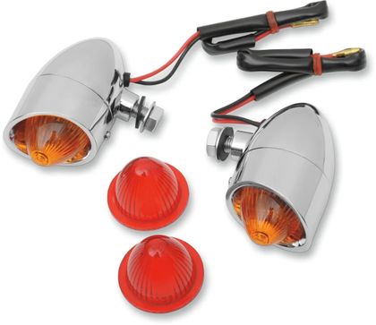 Drag Specialties Mini Retro Position Light Kit - Style Universal Direction indicator