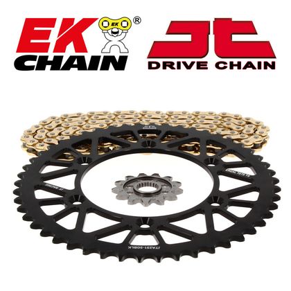 EK CHAIN JT 525ZVX3 16/43 - Standard Rear Sprocket Chain kit Ref : EKC04759A / 3070813 
