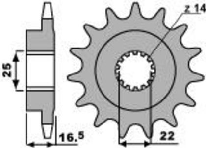 EK CHAIN PBR 525 MVXZ2 - 15/38 - 102 Krone forstærket stål Kædesæt