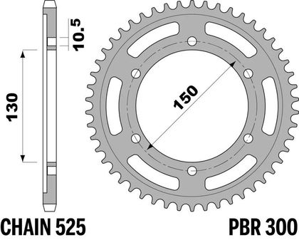 EK CHAIN PBR 525 MVXZ2 - 15/47 - 118 Standard stålkrone Kædesæt Ref : EKC05180A / 3071424 