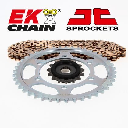 EK CHAIN JT 520 MVXZ2 - 16/43 - 114 Standard stålkrone Kædesæt