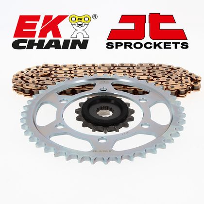 Kit chaine EK CHAIN JT 530SRX2 16/48 - couronne standard