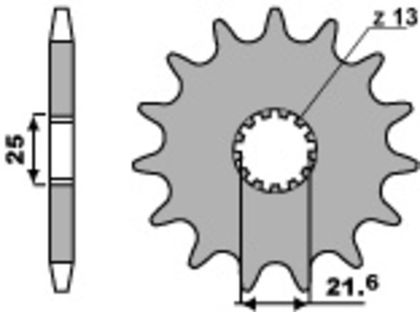 EK CHAIN PBR 525 SRX2 - 16/50 - 122 Standard stålkrone Kædesæt