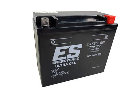 EnergySafe ESTX20L GEL 12V 20Ah Battery Ref : ENY00012A / E48206G 