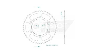 Esjot 49 tanden Tandwiel