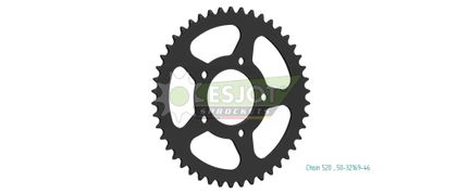 Esjot 46 tanden Tandwiel Universeel Ref: ESJO00070A / 12113053 