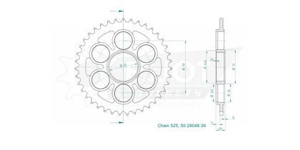 Esjot 39 tanden Tandwiel