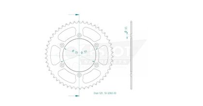 Esjot 50 tanden Tandwiel