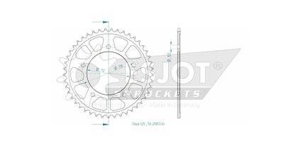 Esjot 45 teeth Sprocket