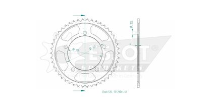 Esjot 46 teeth Sprocket