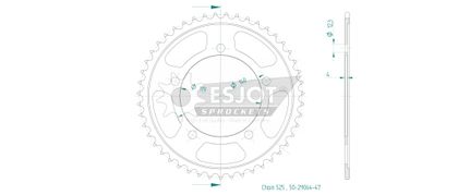 Esjot 47 teeth Sprocket
