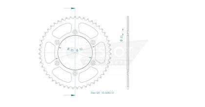 Esjot 51 teeth Sprocket