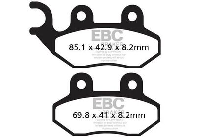 EBC Sintered Metal Brake pads Ref : FA00070A / 17212083 