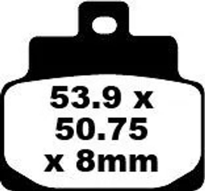 EBC Organische Basis Bremsbeläge