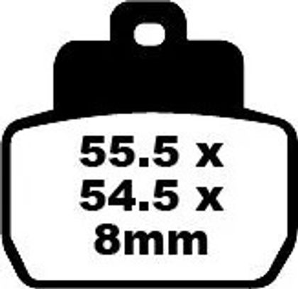 EBC Organische Basis Bremsbeläge