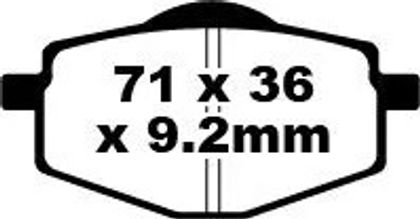 EBC Kohlenstoff Bremsbeläge