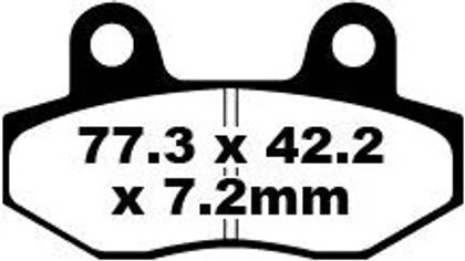 EBC Organische Basis Bremsbeläge
