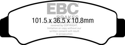 EBC Kohlenstoff Bremsbeläge