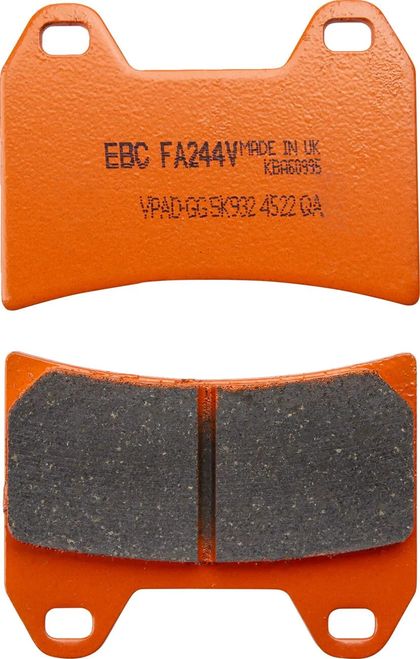 EBC Halb-sintermetall Bremsbeläge Ref : FA00937A / 17211453 