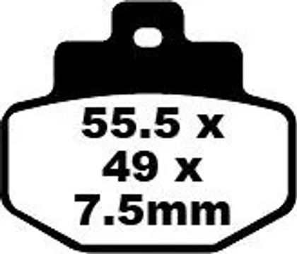 EBC Organische Basis Bremsbeläge