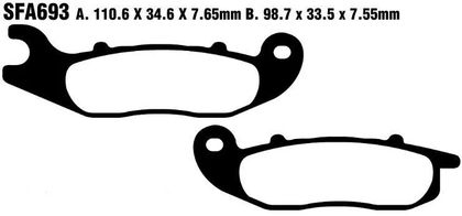 EBC Kohlenstoff Bremsbeläge